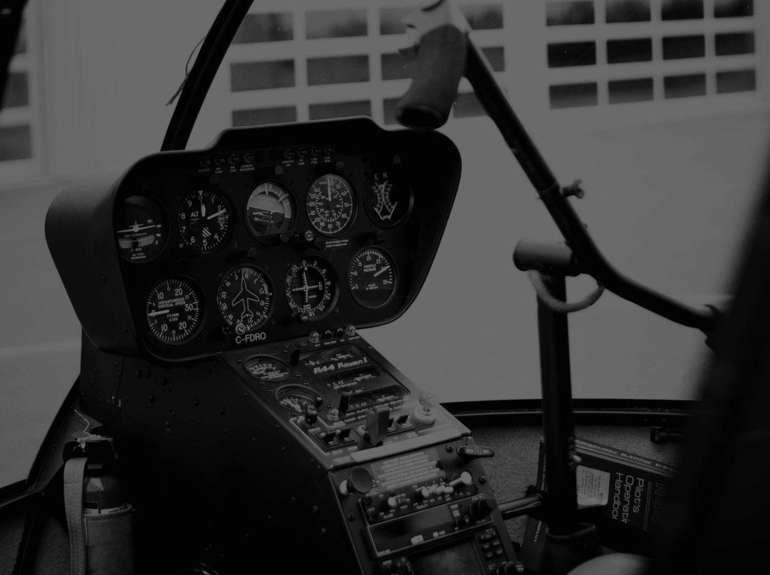 Helicopter cockpit instrument panel